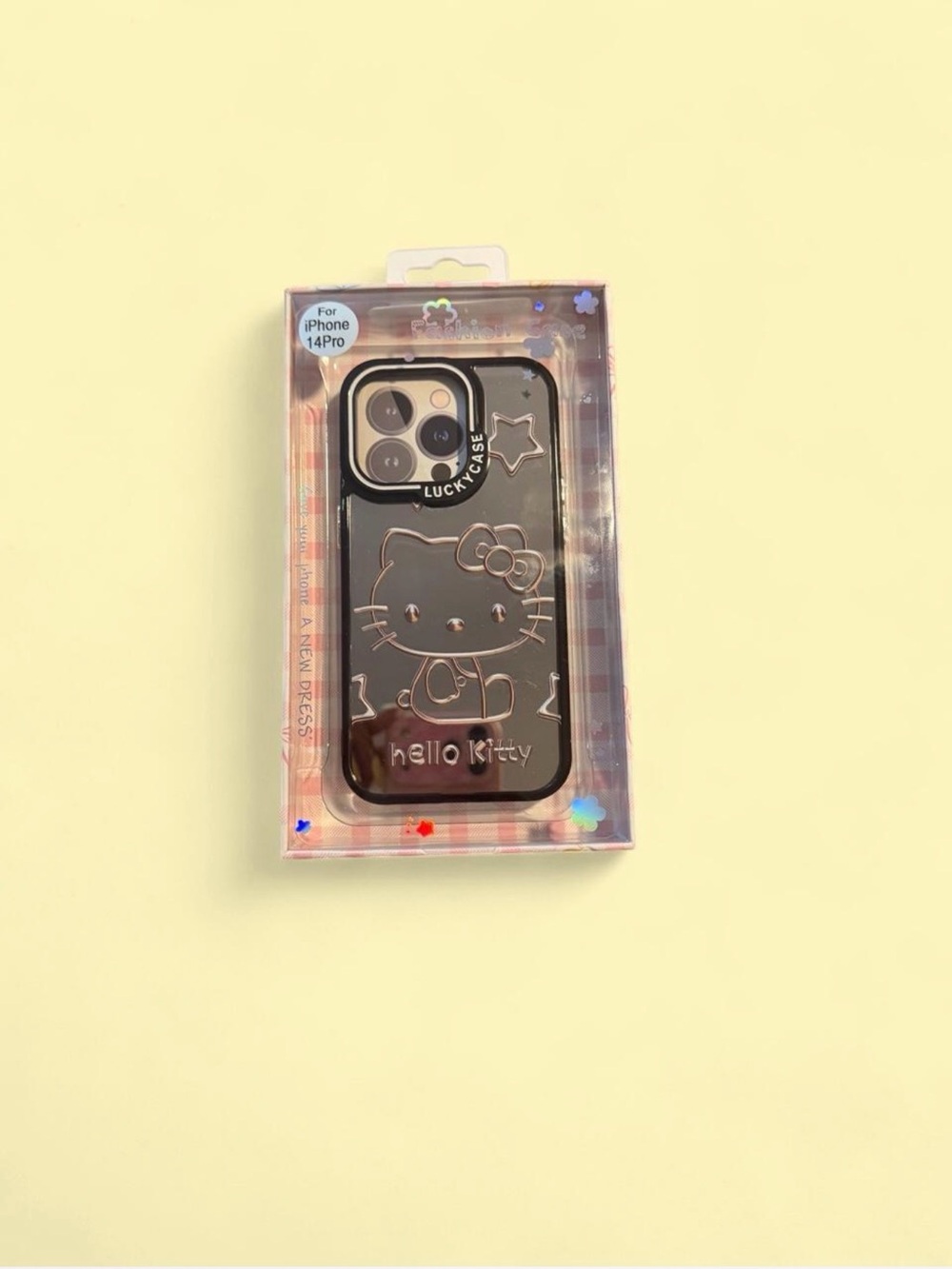 Hello Kitty Black iPhone 14 Pro Case